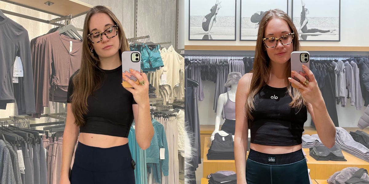 J'ai magasiné chez Alo Yoga et Lululemon pour savoir s'ils étaient compatibles l'un avec l'autre.  Le gagnant était clair.