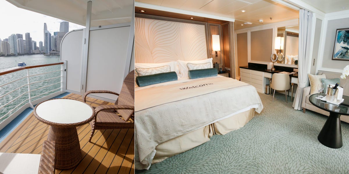 J'ai séjourné dans une cabine de croisière à 780 $ la nuit sur un nouveau navire ultra-luxueux.  Je comprends maintenant pourquoi les voyageurs fortunés aiment les croisières.