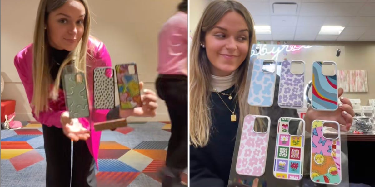 Une jeune femme de 21 ans est devenue virale lors d'un casting de "Shark Tank" pour son organisateur de coque de téléphone que les téléspectateurs ont qualifié de stupide - mais voici pourquoi elle double la mise