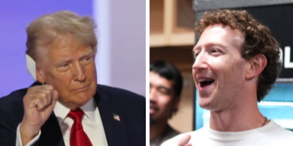 Mark Zuckerberg qualifie Donald Trump de « dur à cuire » après que l'ancien président l'a menacé de prison