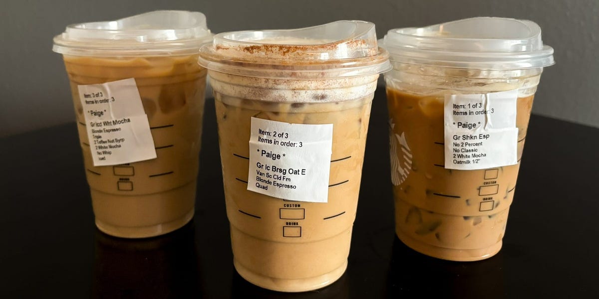 J'ai demandé à 5 baristas de Starbucks de me préparer leurs boissons préférées hors menu. Je les commanderais toutes à nouveau malgré les prix.