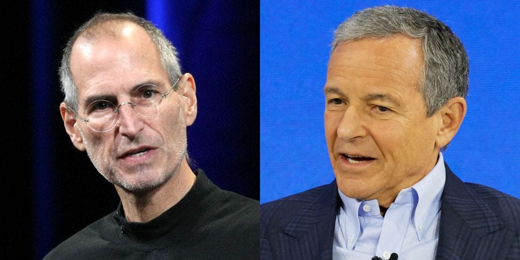 Avant sa mort, Steve Jobs a dit à Bob Iger de se retirer de Disney et d'essayer de profiter des bonnes choses de la vie : rapport