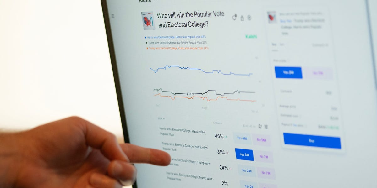 L'essor des paris électoraux a propulsé Kalshi et Polymarket au sommet de l'App Store d'Apple.