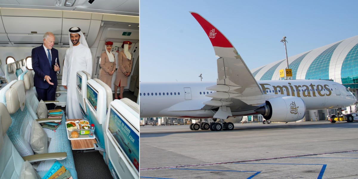 Découvrez le tout premier Airbus A350 d'Emirates, qui sera lancé en janvier alors que la compagnie aérienne attend les avions Boeing retardés.