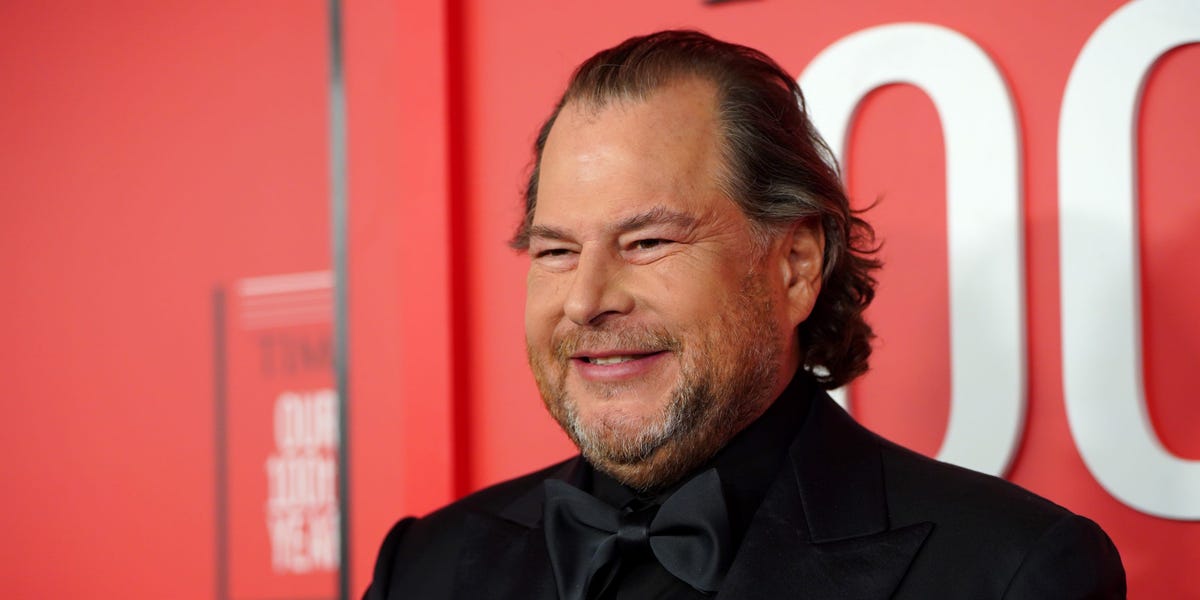 Marc Benioff s'est rompu le tendon d'Achille. Il ne donne pas un « Fakarava » car Agentforce espère envoyer le stock Salesforce pour enregistrer.