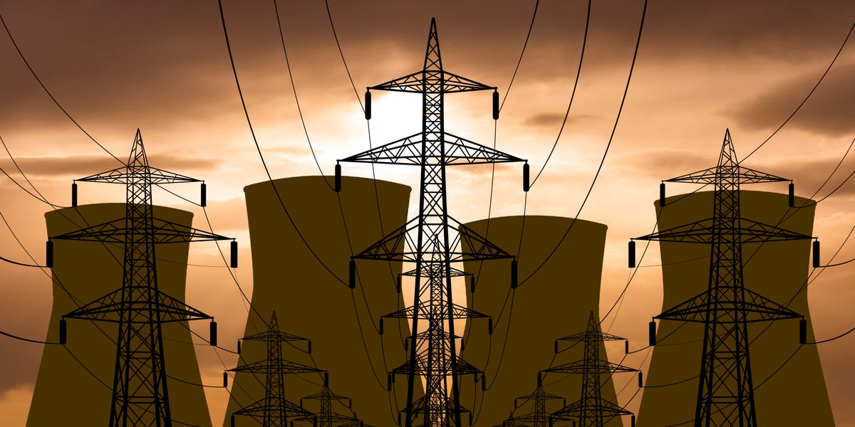 Le réservoir de stocks nucléaires alors que les noms d'énergie sont pris dans une déroute alimentée en profondeur