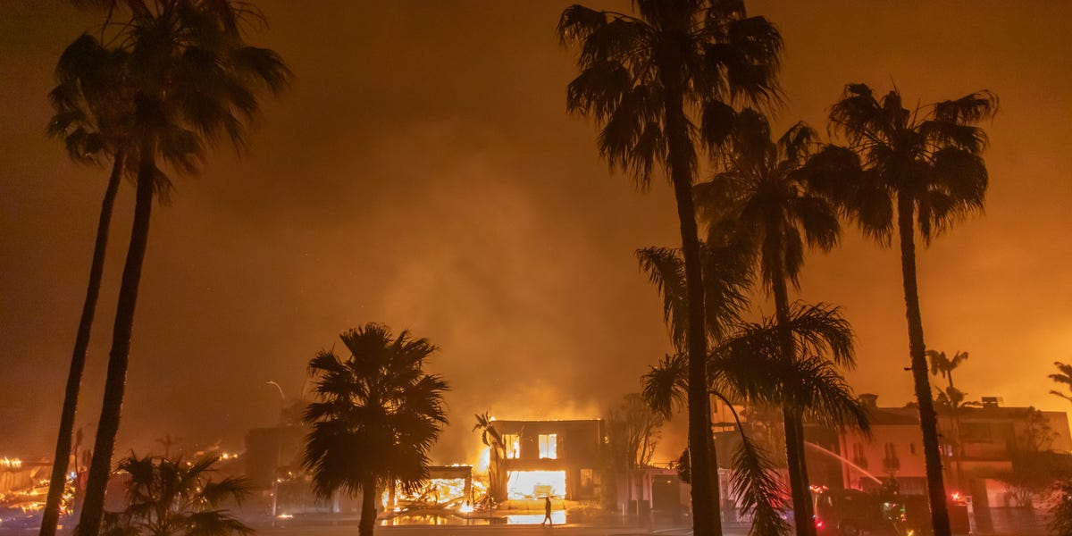 Polymarket parie sur l'incendie de Palisades en Californie