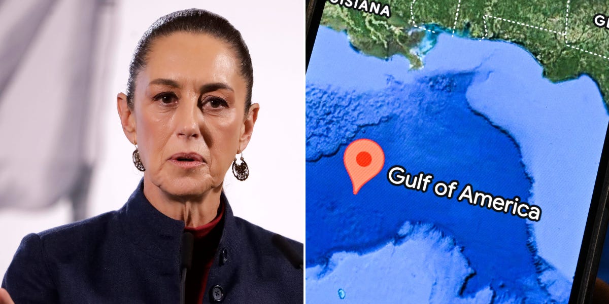 Le Mexique menace une action en justice contre Google sur la carte de la carte `` Golfe d'Amérique '' après l'ordre de Trump