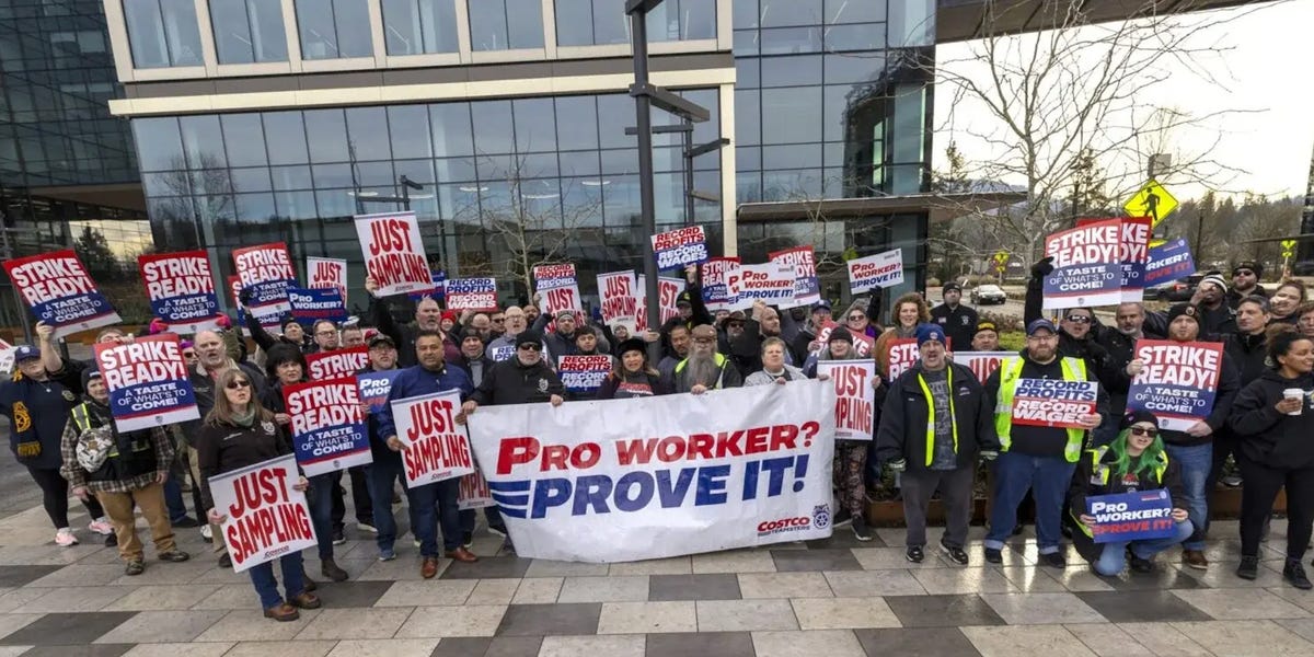 Pourquoi la nouvelle hausse de la rémunération de Costco pourrait se retourner alors que Union Strike se profile