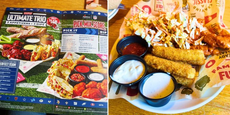J&rsquo;ai essayé le nouveau combo d&rsquo;apéritif Ultimate Trio d&rsquo;Applebee. Il pourrait rivaliser avec le célèbre Triple Dipper de Chili.
