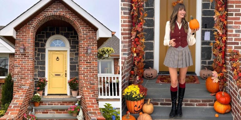 Une femme a transformé sa maison avec une arche de vestiaire et de déclaration