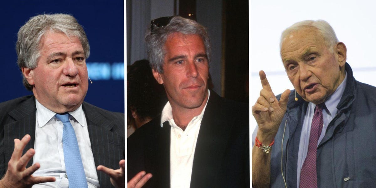 À l'intérieur des messages d'anniversaire de Jeffrey Epstein en 2003 de Business Titans