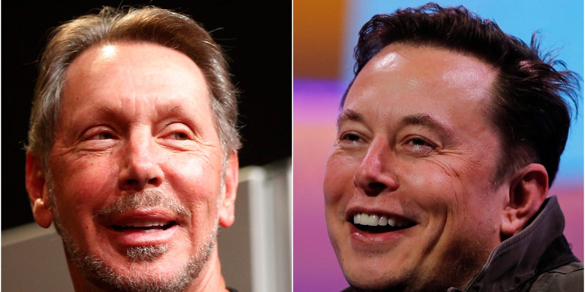 Elon Musk, Larry Ellison presque lié dans la richesse après Oracle Stock Jump