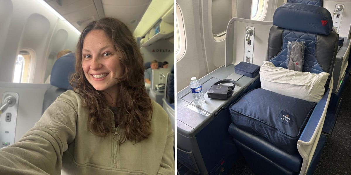 J'ai volé Delta One sur un vol à l'étranger de 9 heures. Voici ce qui m'a surpris dans le siège de classe affaires.