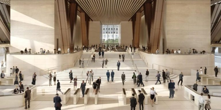 Un premier aperçu du nouveau siège social de JPMorgan — grâce à TikTok