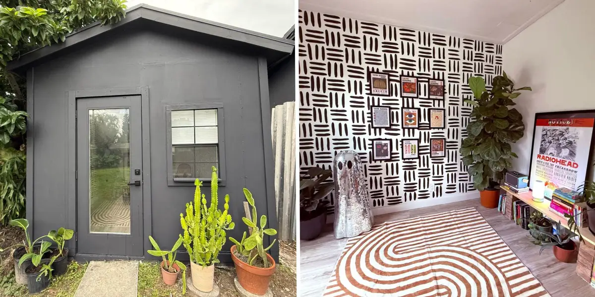 J'ai dépensé 2 500 $ pour transformer mon hangar de stockage en bureau à domicile ; Cela en vaut la peine