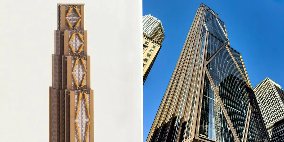 Vous voulez une réplique de style LEGO du bâtiment de JPMorgan ? Inscrivez-vous sur une liste d'attente.