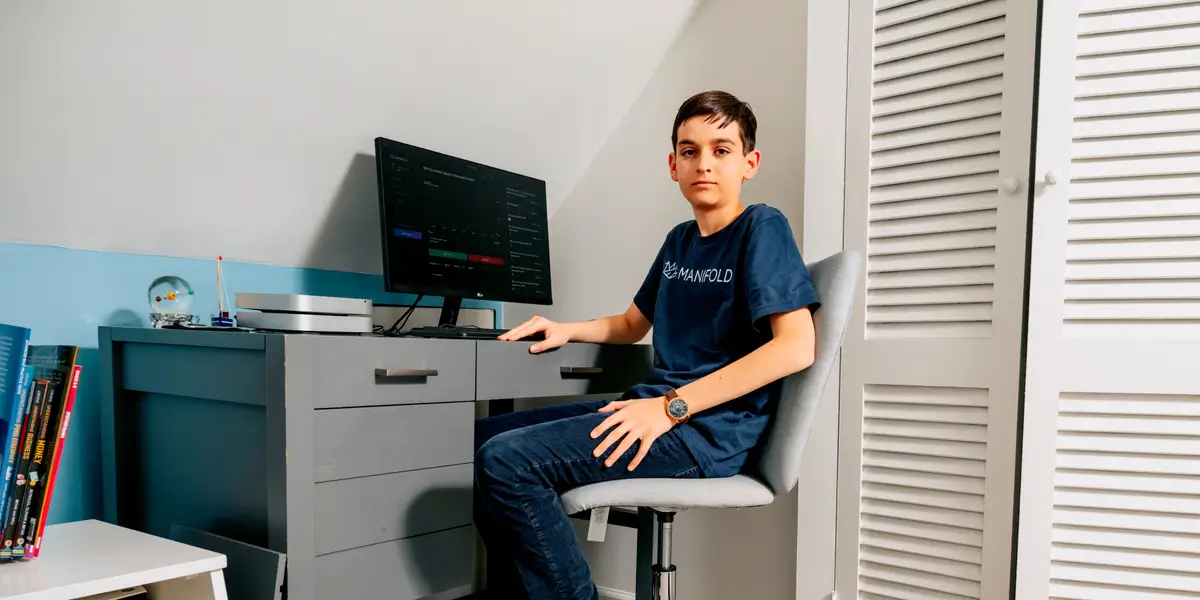 Le nouveau gourou des marchés de prédiction est un collégien portant un appareil dentaire