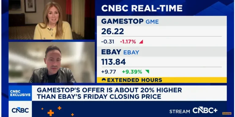 Entretien très gênant du PDG de GameStop après une offre eBay de 55,5 milliards de dollars

