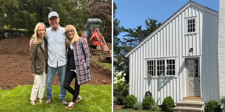 Une femme a construit à ses parents un chalet de 725 pieds carrés dans son jardin
