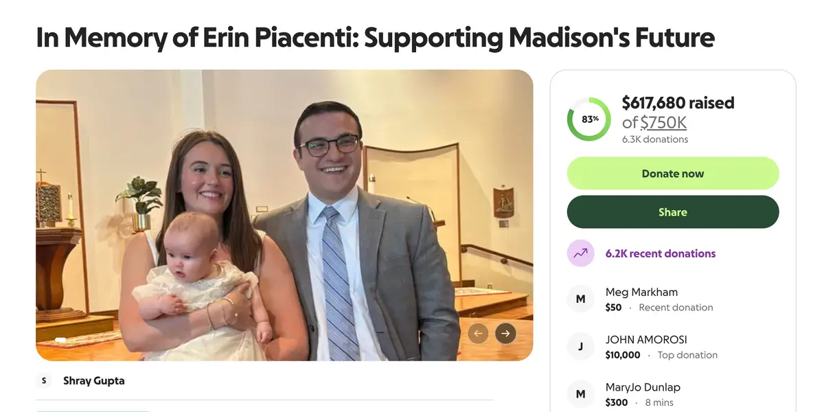 GoFundMe pour Erin Piacenti, victime du coup de couteau de BofA, récolte plus de 600 000 $