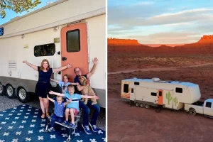 Une famille de 5 personnes a quitté Brooklyn pour voyager à temps plein dans un camping-car, ça vaut le coup